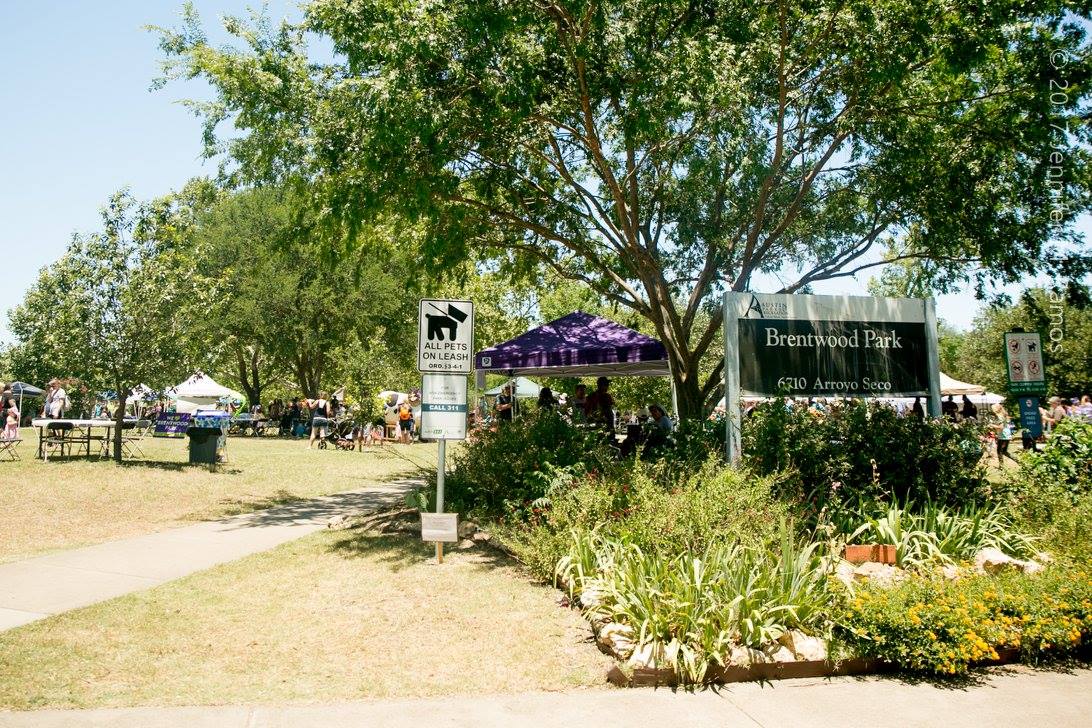Brentwood Park entrance at the festival